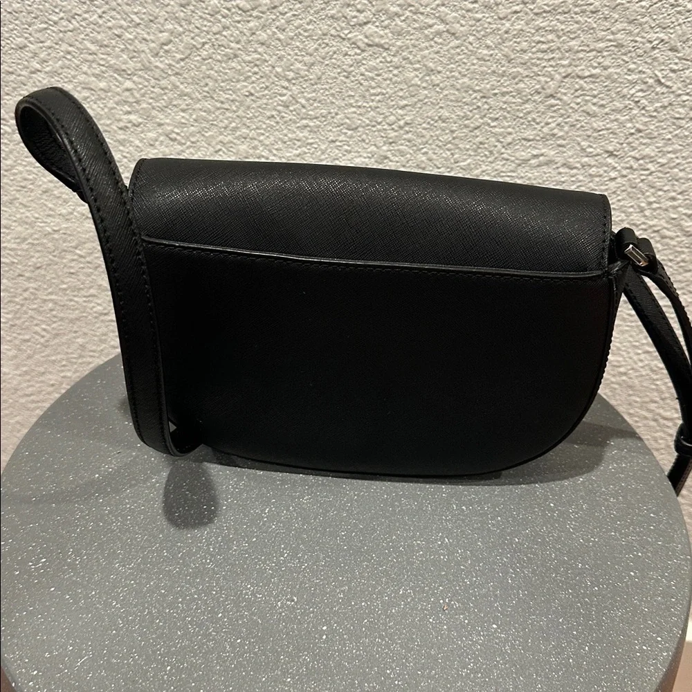 Kate Spade Elegant Black Crossbody Bag 100% Cow Leather